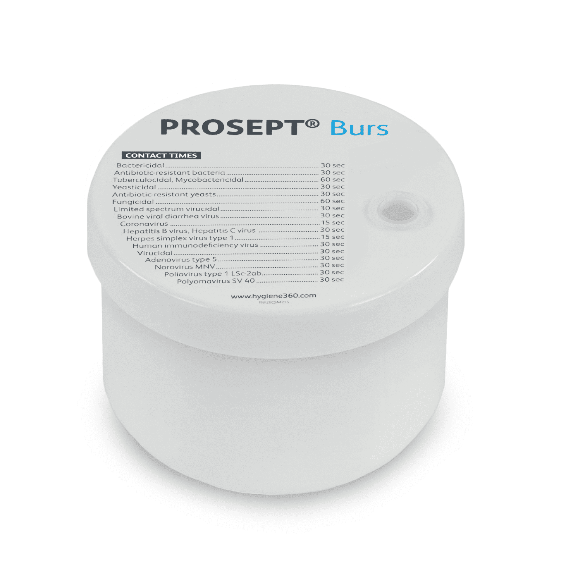 PROSEPT® Burs Container – Hygiene360 AG, Sterilization Containers & Trays
