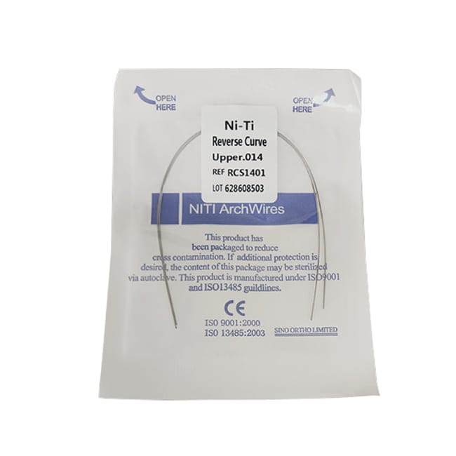 Straight Leg Reverse Curve NiTi Arch Wires – Sino Ortho Limited, Drähte und Bögen