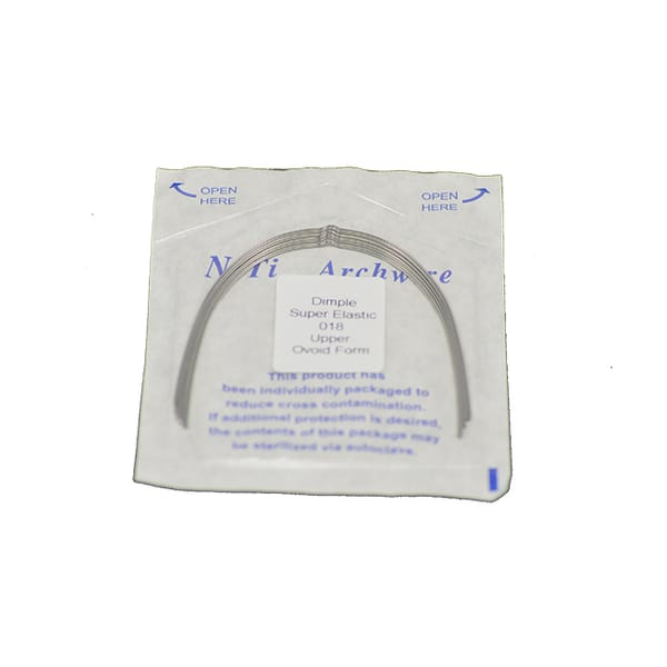 Dimple Super Elastic NiTi Arch Wires