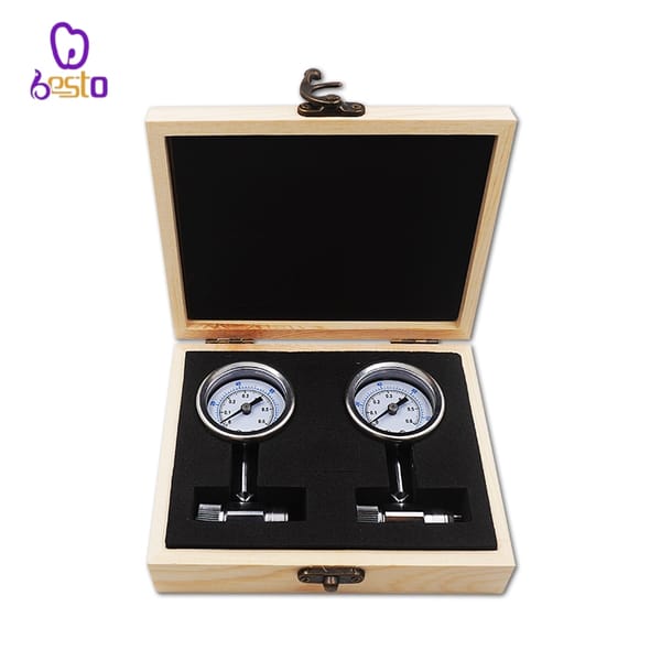 Dental Pressure Test Gauge Handpiece Dental Chair Air Unit Compressor Air Pressure Dentistry Tools Dental Turbine Manometer