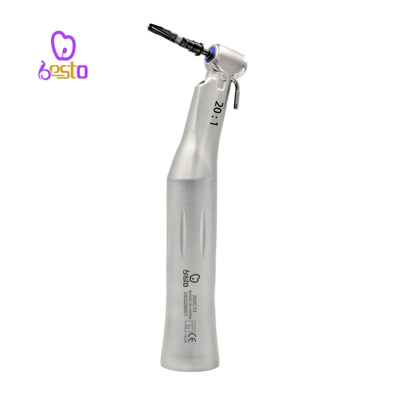 E-generator LED 20:1 Implant contra angle dental handpiece with ISO – BESTDENT FOSHAN MEDICAL EQUIPMENT CO.,LTD, Übertragungsinstrumente