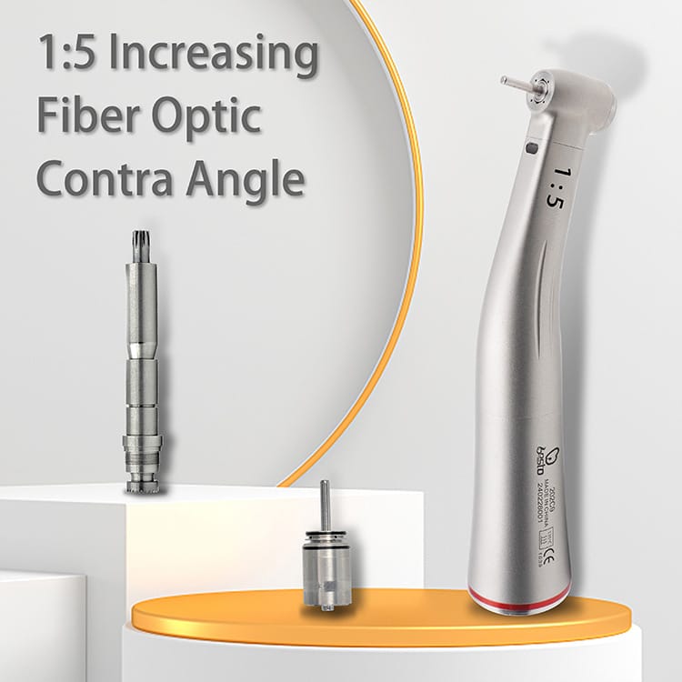 Dental 1:5 Increasing Contra Angle Dental Air Turbine Surgical Handpiece – BESTDENT FOSHAN MEDICAL EQUIPMENT CO.,LTD, Übertragungsinstrumente