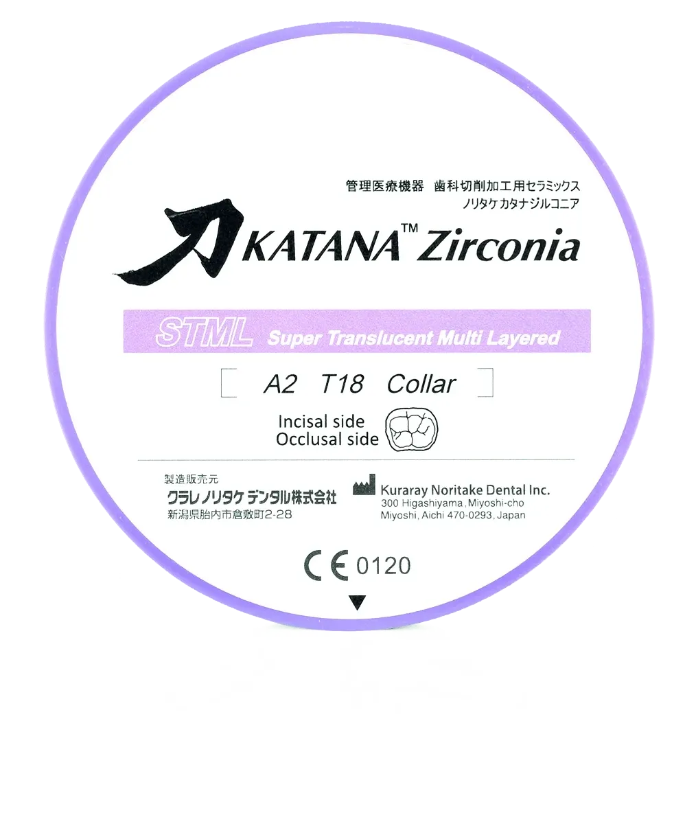 Katana Zirconia Stml, A3, Packung à 1 Stück – caprimed GmbH Wawibox, Milling Discs & Pucks