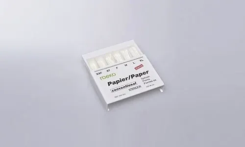 Papierspitzen, conventional | Papierspitzen steril xx-fein, Packung 200 Stück