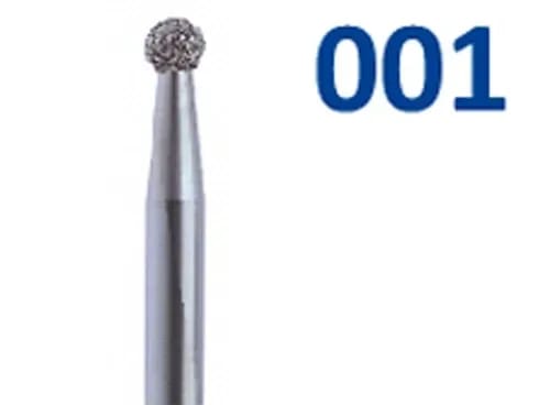 Horico Diamant-Schleifinstrumente Fig. 001 FG | Diamanten 001 010 Grobkorn FG, Packung 5 Stück