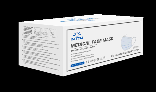 Masque médical Type IIR - Bleu