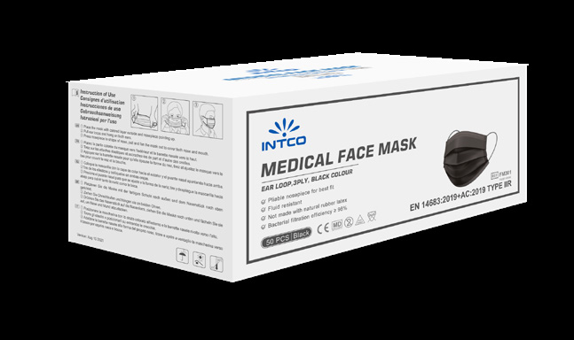 Masque médical Type IIR - Noir