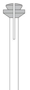 Träger rostsicherer Stahl 313RS – Busch & Co., Mandrels
