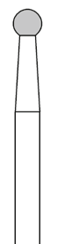 Busch 421X Rund mittlere X-Verzahnung / Round Medium Double Cut (Carbide Standard) – Busch & Co., Carbide Burs