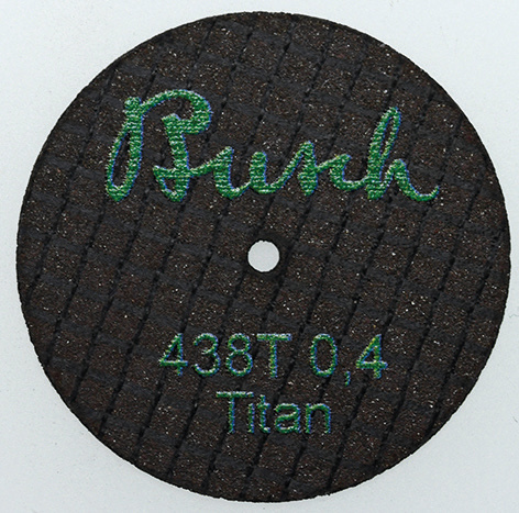 Trennscheibe 438T für Titan