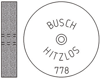 HITZLOS Siliziumkarbid Schleifrad 773