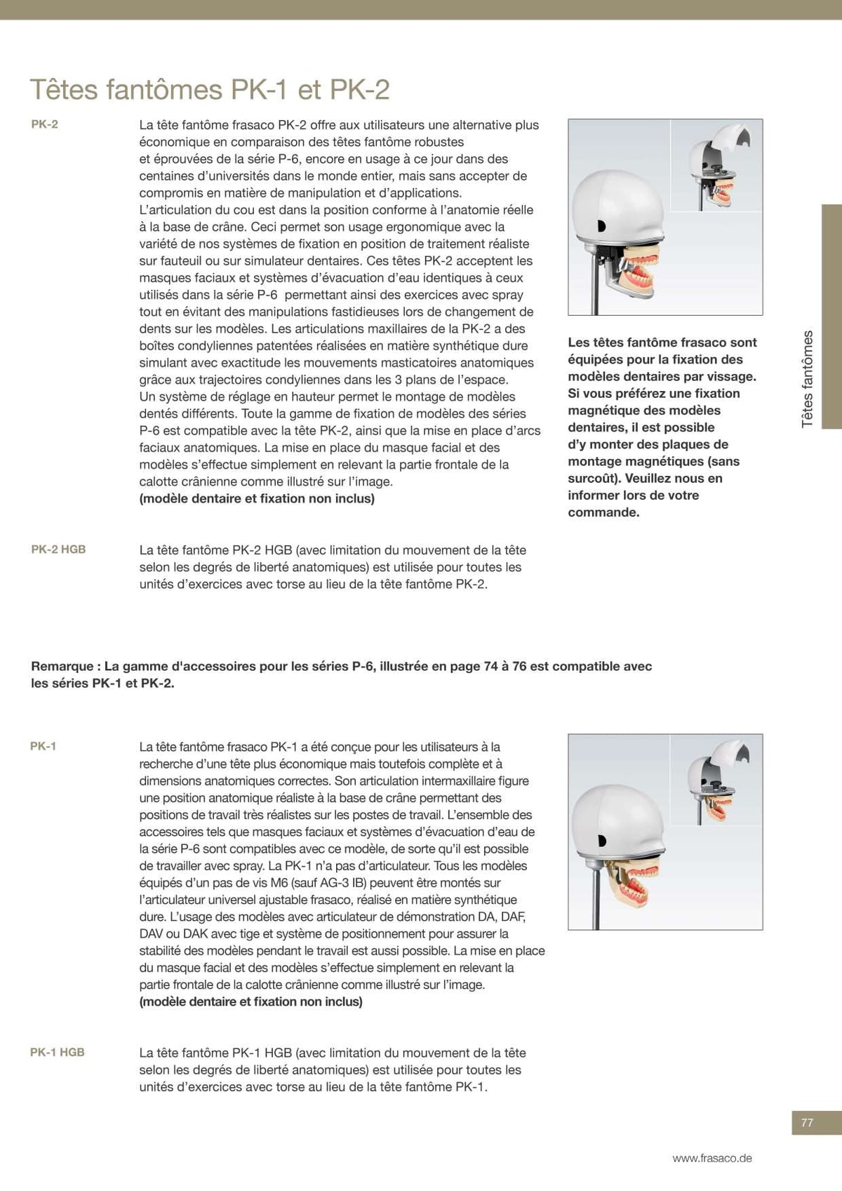 PK-1 HGB – Frasaco, Practice Furniture and Accessories