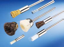 Brosse miniature en coupe, soies Chungking noires