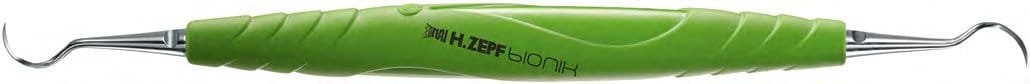Hygienist Sickle Scaler H 6/7, BIONIK Handle, Regular Tips Titanium – Helmut Zepf Medizintechnik, PA-Chirurgie