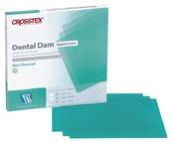 Digue dentaire, latex, menthe, médium 15x15 cm (36/boîte) – Hu-Friedy Mfg.