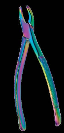 F150SR Presidential Pedo-Zange, Rainbow, obere Milchzähne, universal – Hu-Friedy Mfg., Extraction Forceps