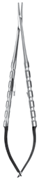 Diamond Dusted Castroviejo Microsurgical Needle Holder, Straight, 18cm (5-0, 6-0)