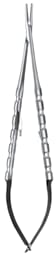 Diamond Dusted Castroviejo Microsurgical Needle Holder, Straight, 18cm (5-0, 6-0)