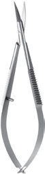 Castroviejo Microsurgical Scissors, Curved, Titanium, 18cm