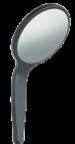#5 HD Blackline Double-Sided Mirror (EU Simple Stem) – Hu-Friedy Mfg., Mirrors & Explorers