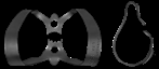 Kofferdam-Klammer #9S (Black Line) – Hu-Friedy Mfg., Dental Dam Clamps & Forceps