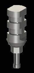 Titan-Provisoriumsabutment Schmal Hex