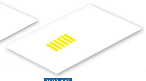 Filtre papier avec indicateur 235x118 mm - 100 pièces