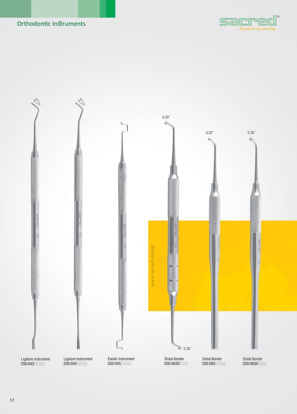 Manche de miroir buccal rond plein