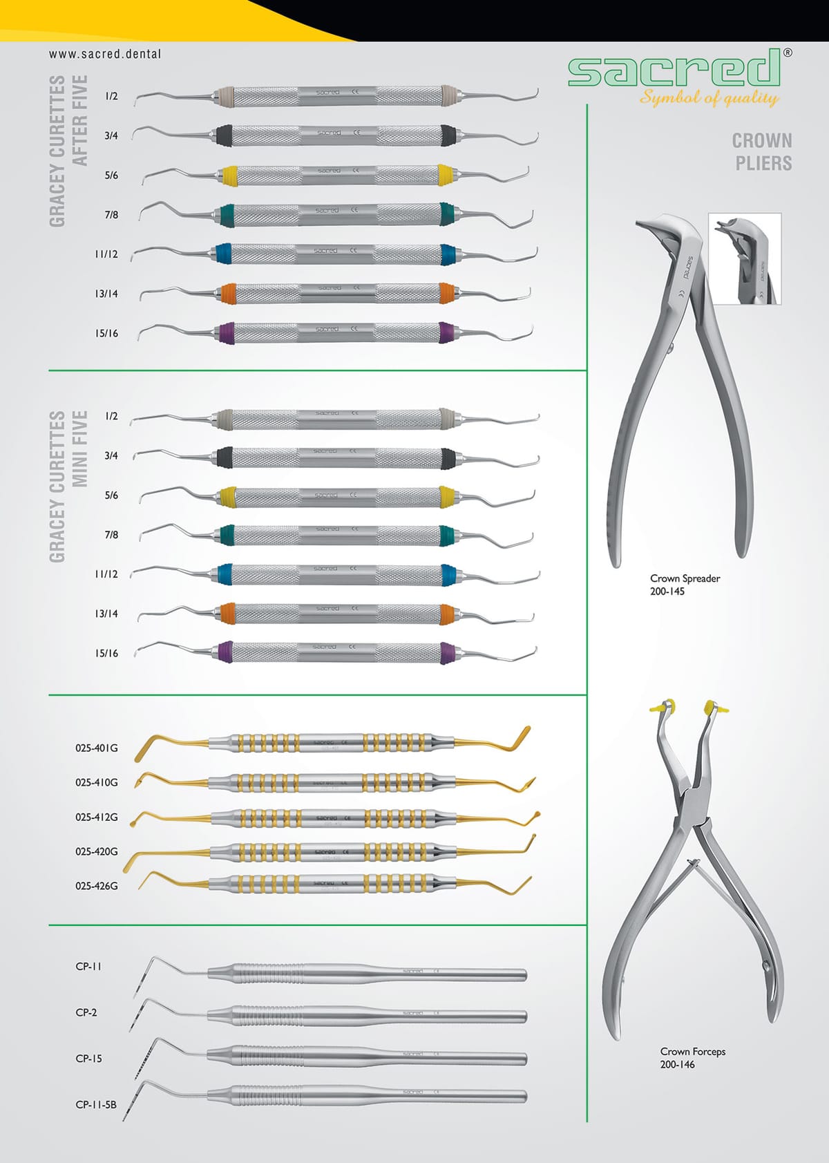 Gracey Curette (Gold Titanium) – SACRED INTERNATIONAL, PA-Chirurgie
