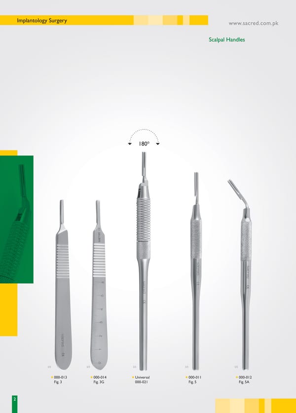 Skalpellgriff Fig. 3G