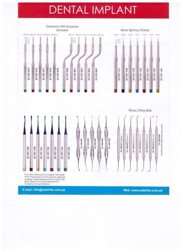 Sinus Lifting Set - Sinus 6