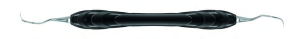 Langer L 1/2 LF Curette, Delicate, ERGO, Black