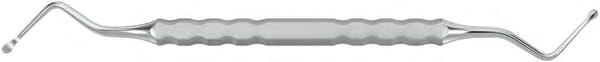 Curette Lucas, dentelée, 2,5 mm