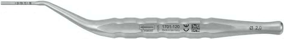 Osteotome, concave, angulated, 2.0 mm – Schwert, System-Independent Instruments and Accessories