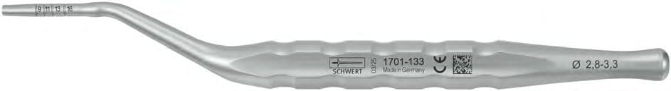 Osteotome, concave, angulated, 2.3/2.8 mm – Schwert, Systemunabhängige Instrumente und Zubehör