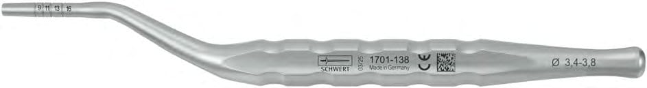 Osteotome, concave, angulated, 2.8/3.3 mm – Schwert, Systemunabhängige Instrumente und Zubehör