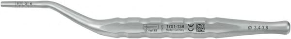 Osteotome, concave, angulated, 2.8/3.3 mm