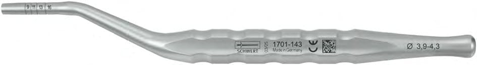 Osteotome, concave, angulated, 3.4/3.8 mm – Schwert, Systemunabhängige Instrumente und Zubehör