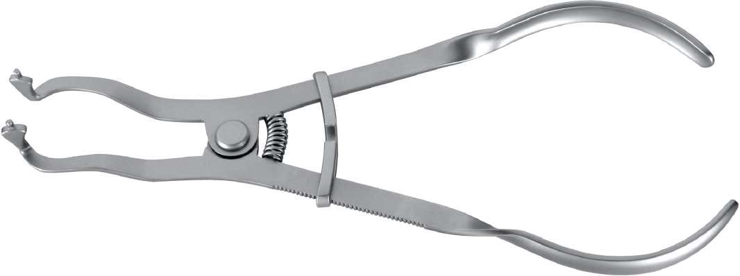 Klammerzange 18 cm – Schwert, Kofferdamklammern
