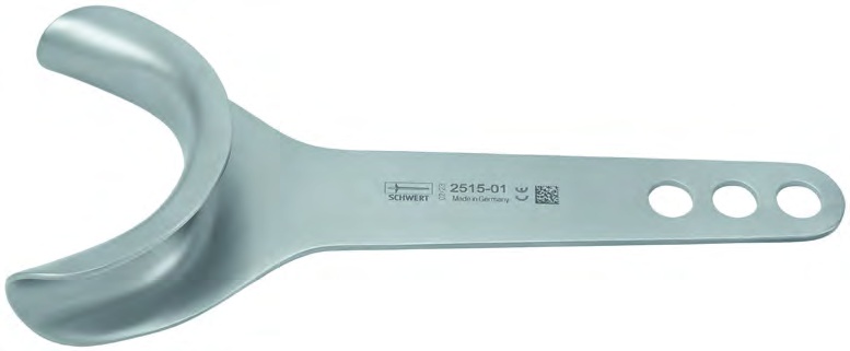 Écarteur de joues pour photographie intra-orale (frontal) – Schwert, Surgical Hand Instruments