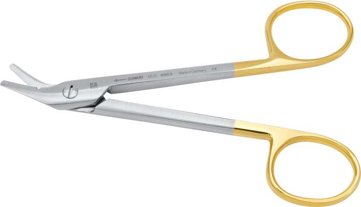 Ciseaux à couronne 12,5 cm dentelés