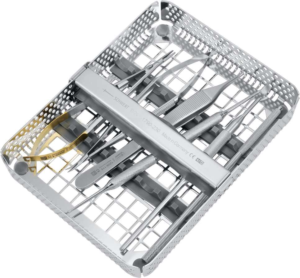 Kit de microchirurgie avancé 13 pièces – Schwert, Surgical Instruments