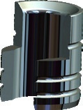 Offene Titan-Außenhülse – steco-system-technik GmbH & Co. KG, Implant Components & Abutments