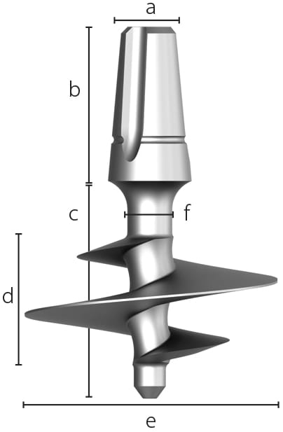 Implantate mit grossem Abutmentkopf BCS® 7.0 - 12.0 900277 – Dr. Ihde Dental, Implantate