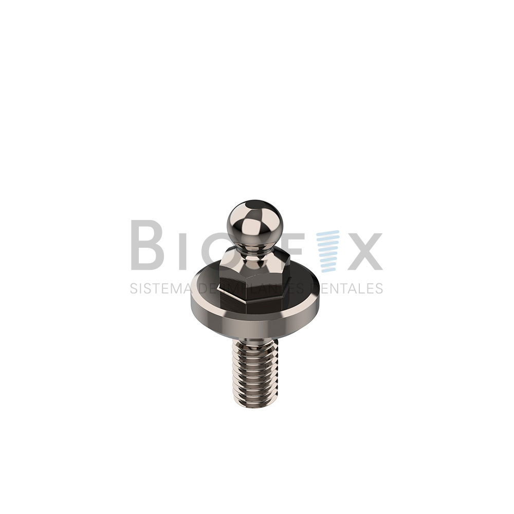 Ball Attached con Cazoleta y O-Ring – Grado Cuatro S.R.L, Implant Components & Abutments