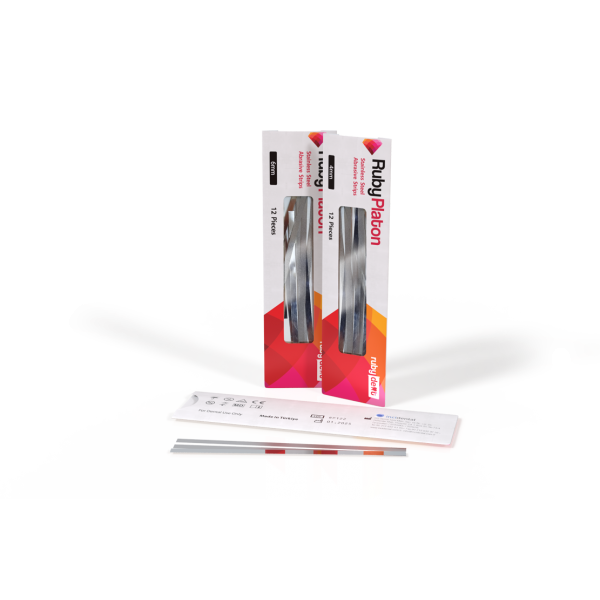 RubyPlaton Stainless Steel Abrasive Strips – Inci Dental Tibbi Malz. San. Ve Tic. Ltd. Sti., Polierstreifen - Schleifstreifen