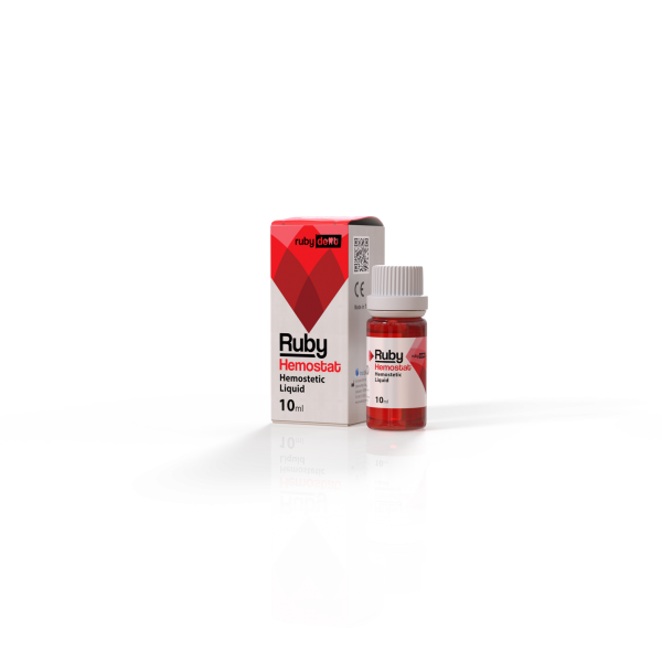 Ruby Hemostat – Inci Dental Tibbi Malz. San. Ve Tic. Ltd. Sti., Blutstillung
