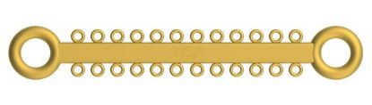 Ligature O - Ties Gold - PK/1008 – IOS International Orthodontic Services, Elastic Ligatures & Chains
