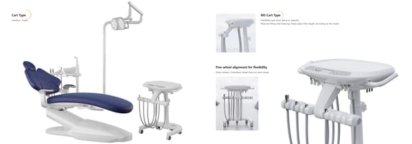 ADU M5 Cart Type American High-end dental chair