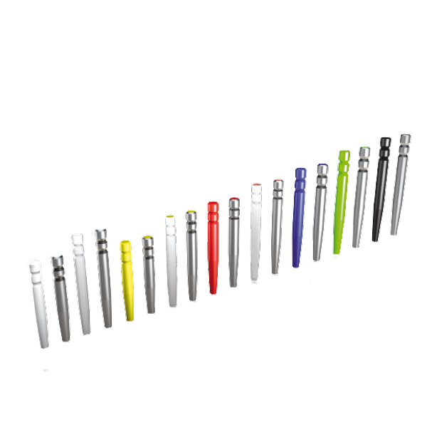 Dentoclic Espigas Acero inoxidable y Calcinables